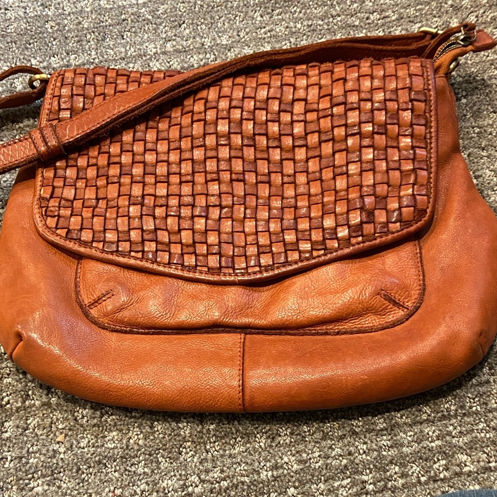 Marta Ponti Brown Crossbody Bag